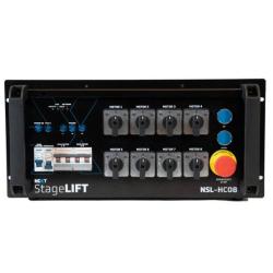 Hoist control, motor control, NextHoist, 8 ch, 32A 3-ph In/out, Harting/Soca/CEE4 out