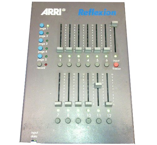 Backup, Arri reflextion, DMX5