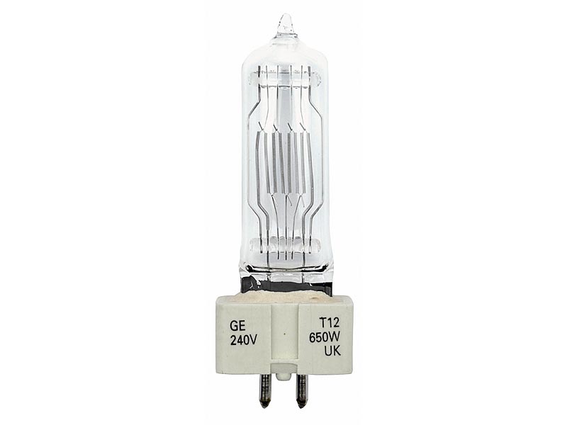 Bulb T12, 650 W, 240 V, GE