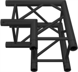 Truss FD34 2-way Corner, 90 dgr, GLOBAL Black