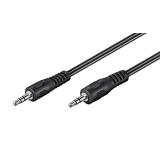 Cable, Minitele 3,5mm male - male, 2m