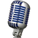 Microphone, Shure Super 55 Deluxe, silver
