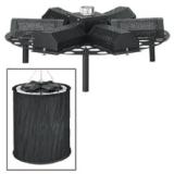 Spacelight, 6 x 800W, Socapex in, B-W skirt
