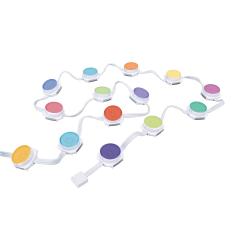 String, Colorkin. iColor Flex SLX clear, white 10cm 50pix RGB, 5m