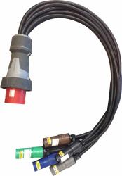 Converter, 125 A CEE - Powerlock