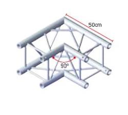 Truss FD34 2-way Corner, 90 dgr, Milos