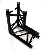 Truss Milos FD33 2-vägs, 90 hörn (Apex down) Black