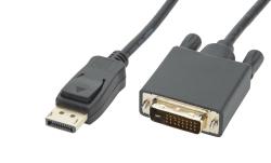 Adaptor, DisplayPort male - DVI-D male